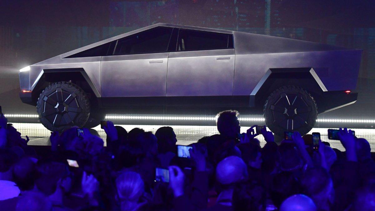 Tesla Cybertruck en su presentación el pasado mes de noviembre.