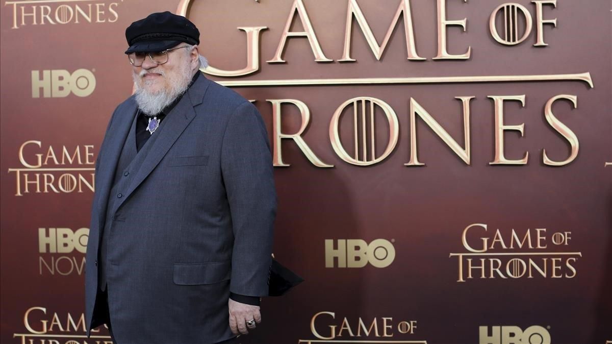 George RR Martin, en la presentación de la serie ’Juego de tronos’, en San Francisco. George RR Martin, en la presentación de la serie ’Juego de tronos’, en San Francisco.