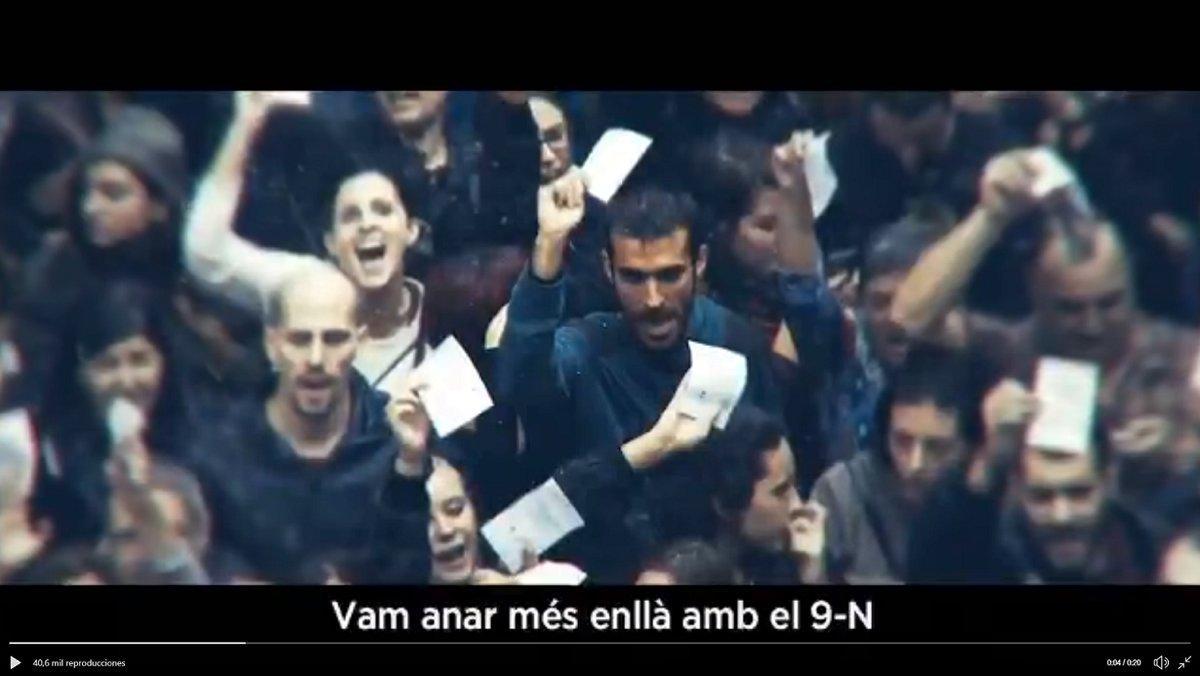 Captura de pantalla del vídeo difundido por la Generalitat.