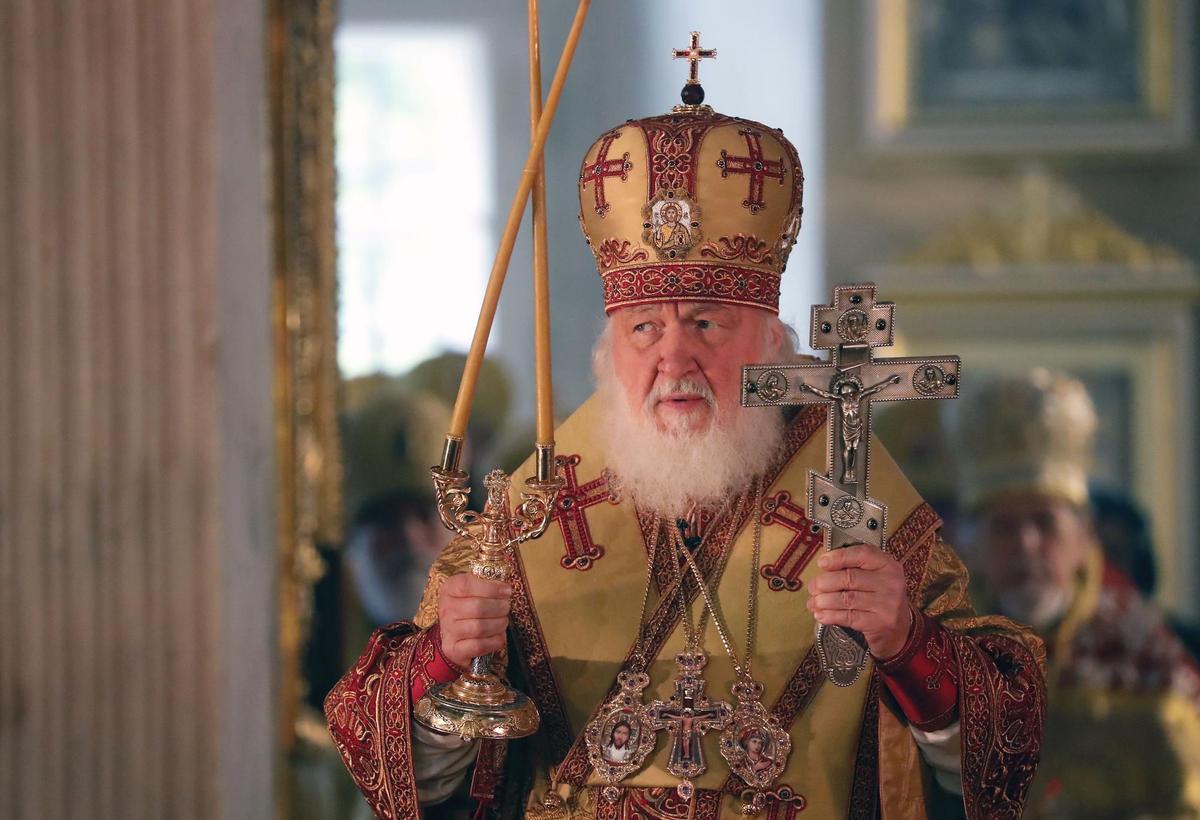 El jefe de la Iglesia ortodoxa rusa, el patriarca Kirill, en una imagen de archivo. EFE/EPA/ANATOLY MALTSEV