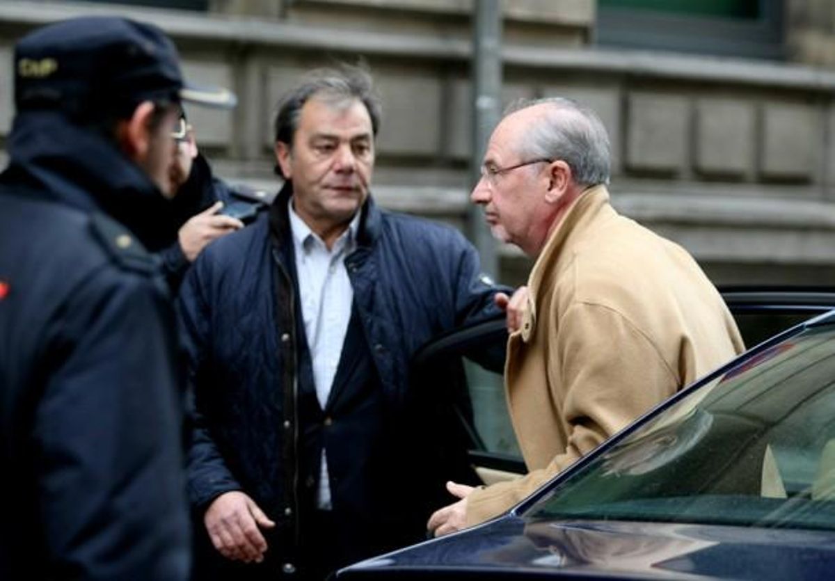 Rato, a su llegada a la Audiencia Nacional, donde ha declarado por el ’caso Bankia’. Rato, a su llegada a la Audiencia Nacional, donde ha declarado por el ’caso Bankia’.
