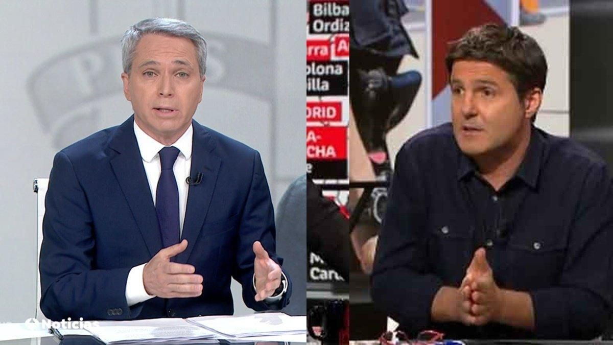 Jesús Cintora replica a Vicente Vallés desde 'Al rojo vivo' con un contundente mensaje Jesús Cintora replica a Vicente Vallés desde 'Al rojo vivo' con un contundente mensaje