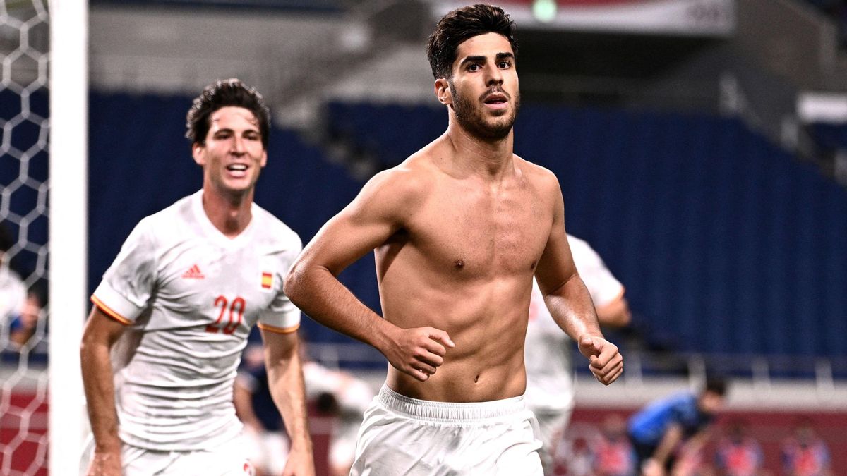 Marco Asensio celebrando el gol Marco Asensio celebrando el gol