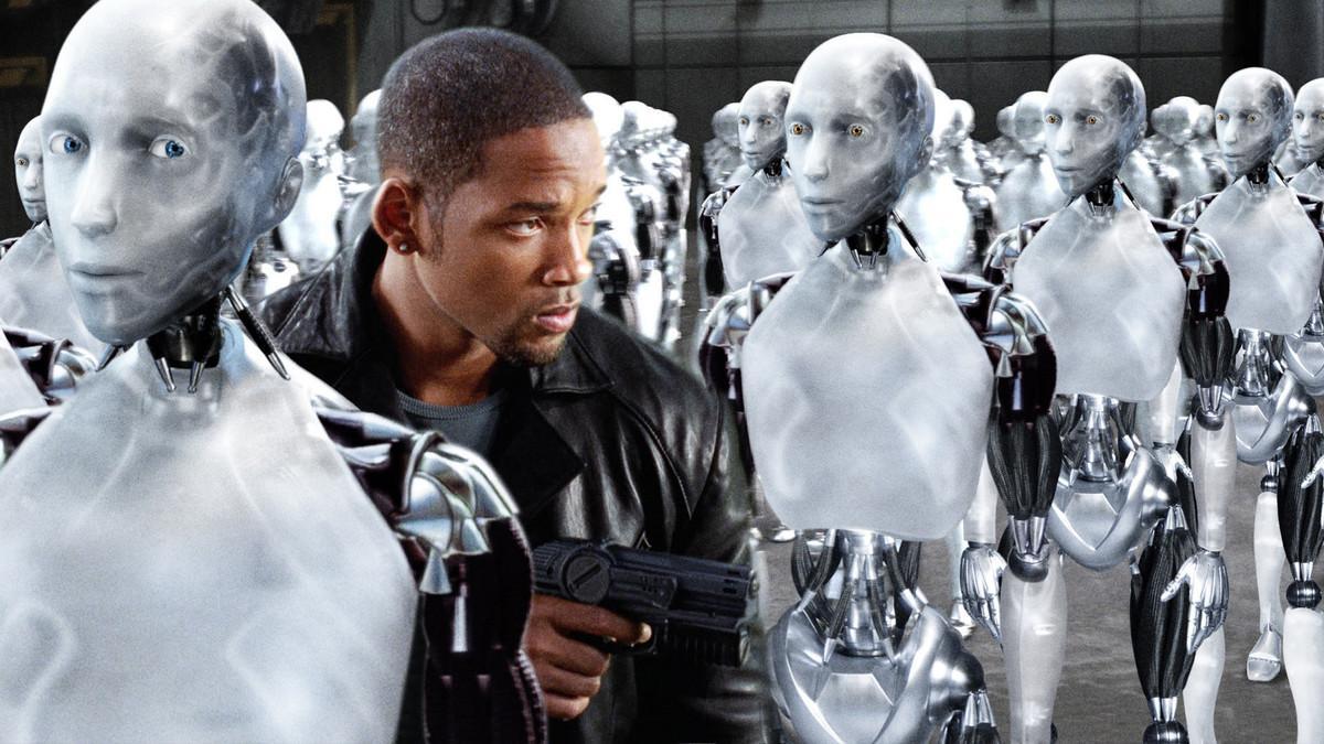 Will Smith, en una escena de la película ’Yo robot’.