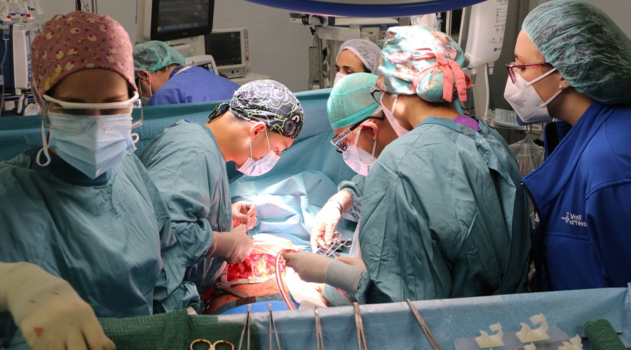 Una operación en 1990