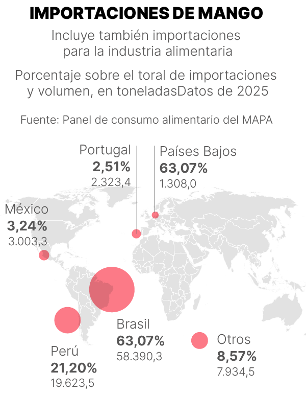 Importaciones mango España