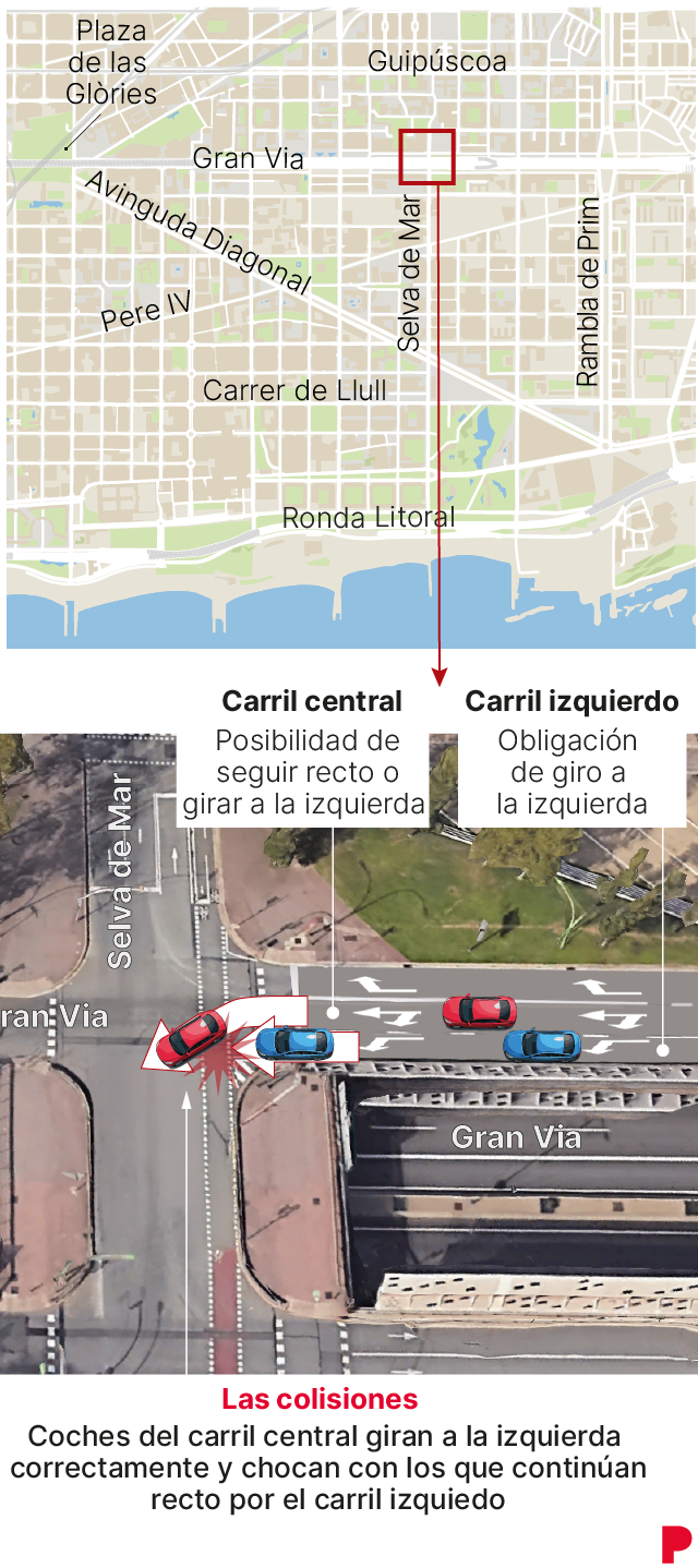 Punto negro con más accidentes el 2025