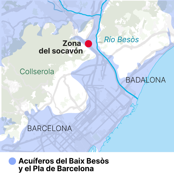 Imagen del acuífero Besos