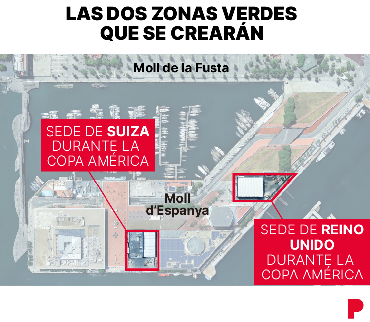 Infografía sobre las dos zonas verdes que se crearán